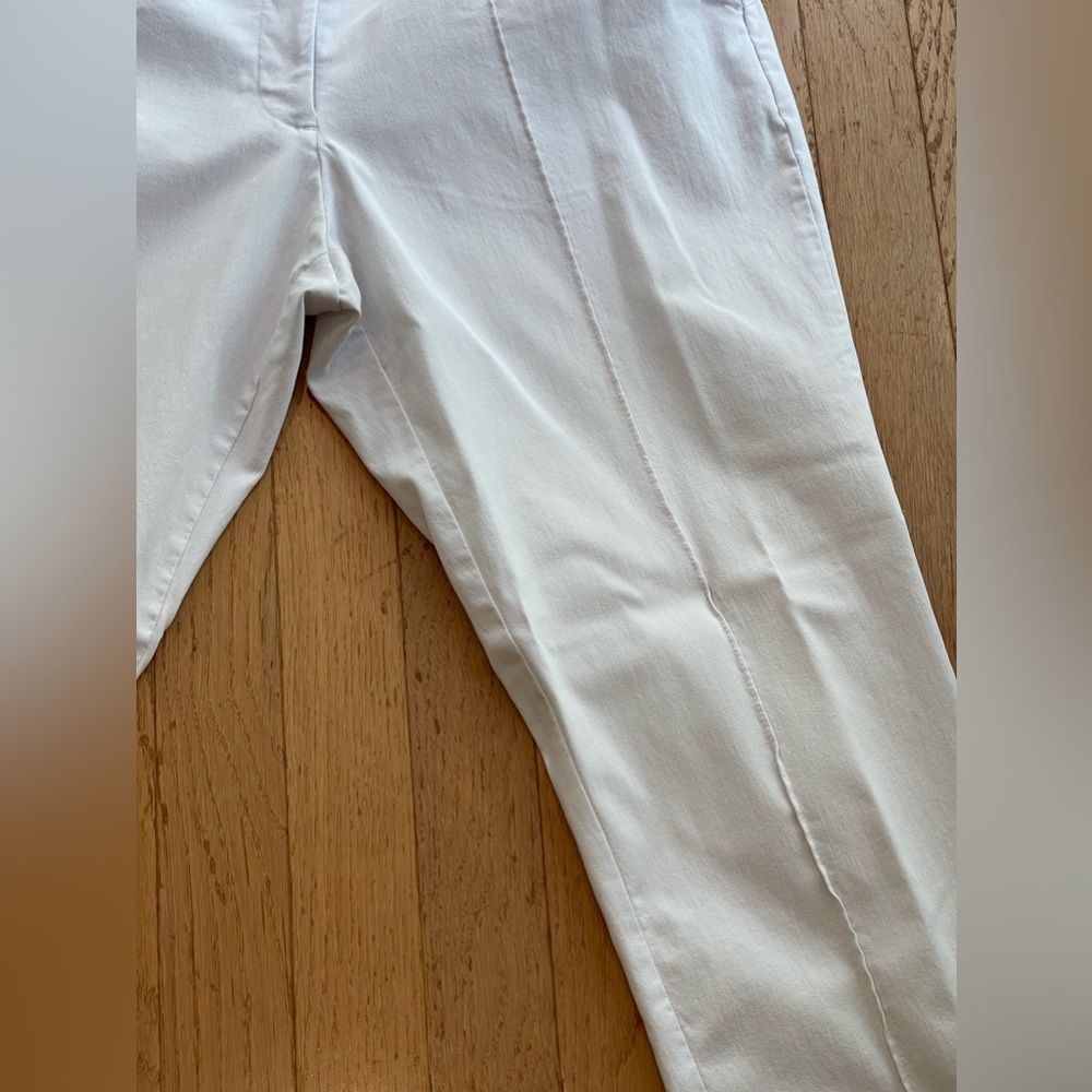 Briggs ladies full stretch white pull on/zip dress pants size 14-5‎ pocket/slash - Picture 5 of 12